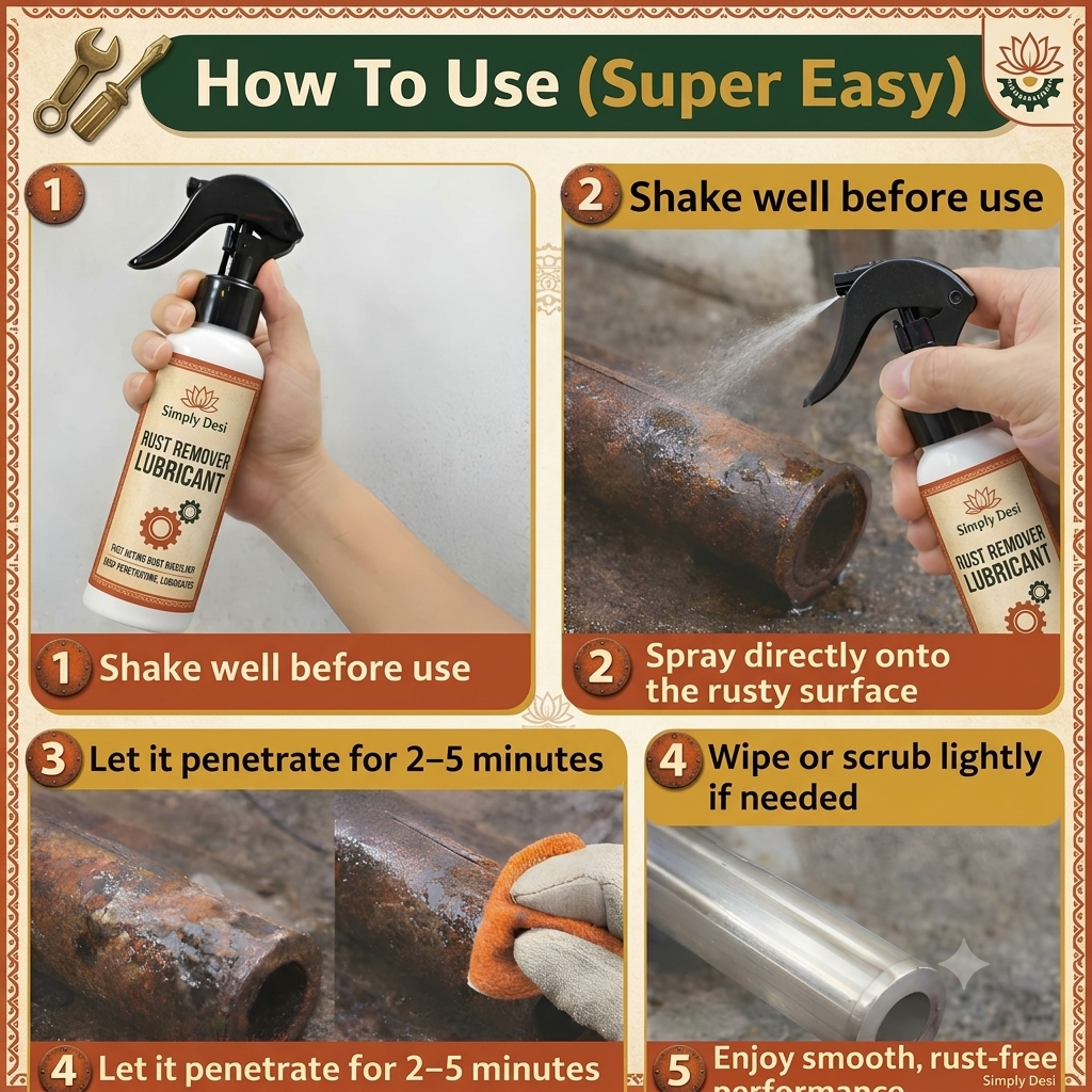 Rust Remover Lubricant Spray - Buy 1 Get 1 Free