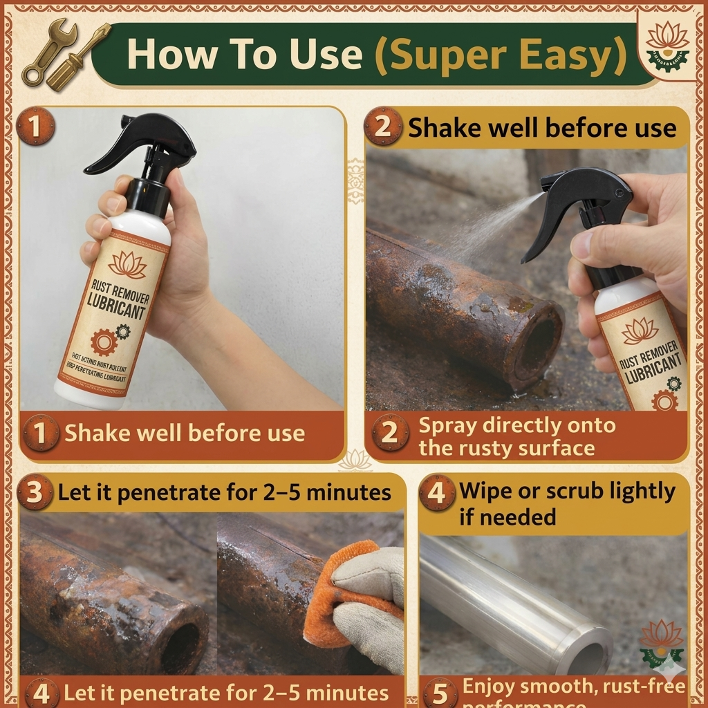 Rust Remover Lubricant Spray - Buy 1 Get 1 Free